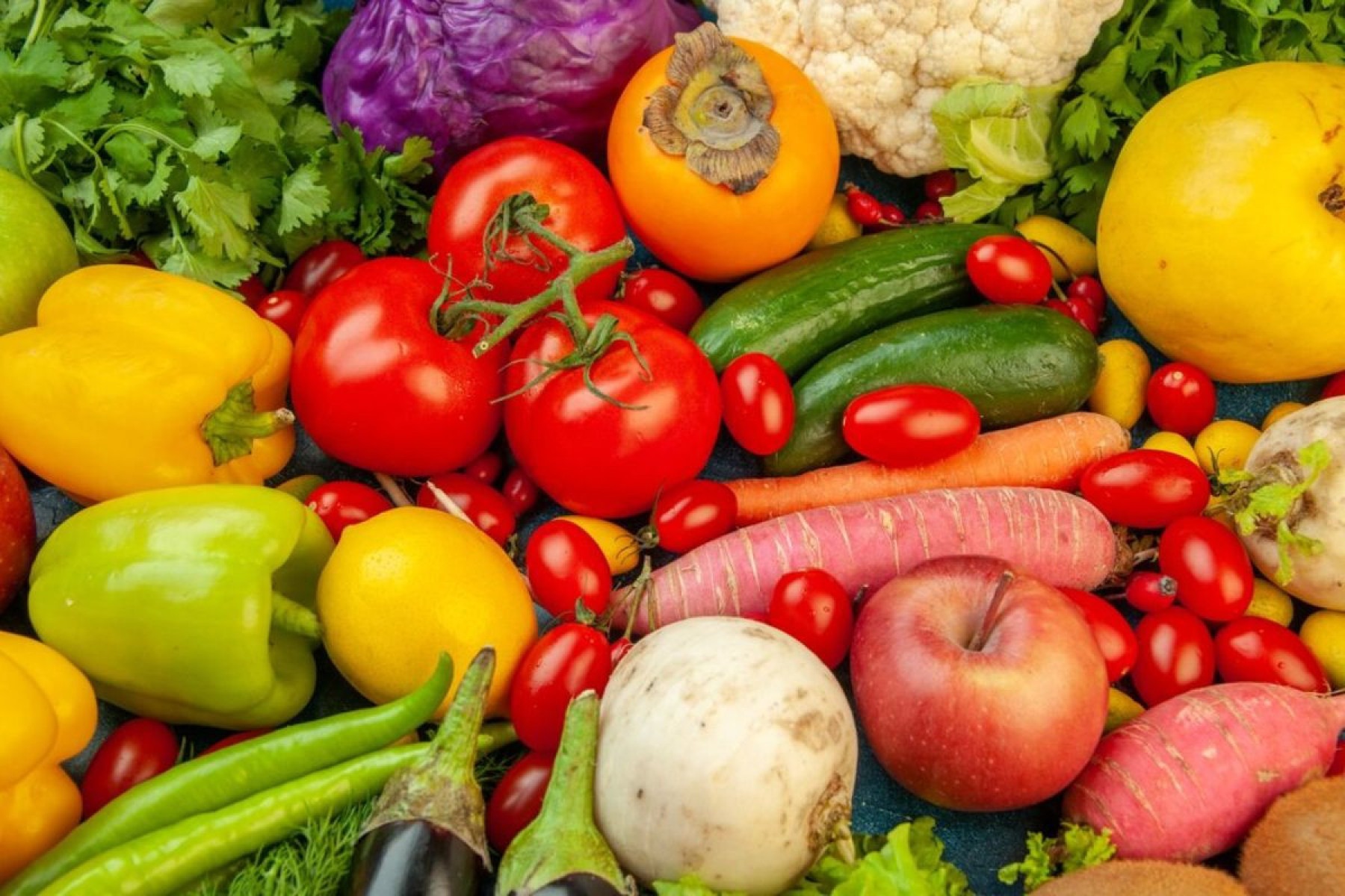 Frutas, legumes e verduras
