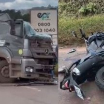 Vídeo: duas carretas batem de frente na BR-040, em Nova Lima - Redes Sociais/ Reprodução