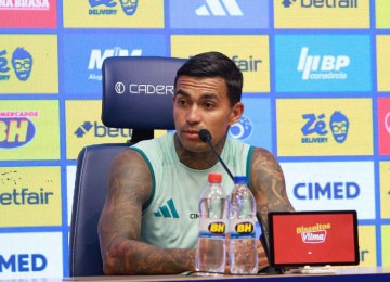 Caso Dudu na Raposa vai da empolgação à decepção do clube e da torcida em quatro meses -  (crédito: Edésio Ferreira/EM/D.A Press)