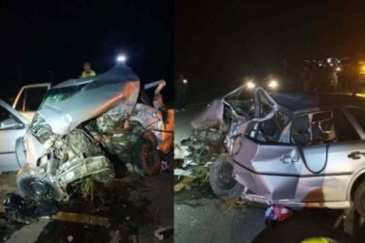 Sobe para cinco número de vitimas fatais de acidente em MG-050 -  (crédito: PMMG/ Divulgação)