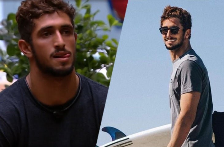 O surfista Lucas Chumbo foi o primeiro eliminado do BBB 20. Aquela foi a primeira edição do reality show que contou com famosos. Ele é considerado um dos maiores surfistas de ondas gigantes do mundo. Ele também participou do programa "No Limite".