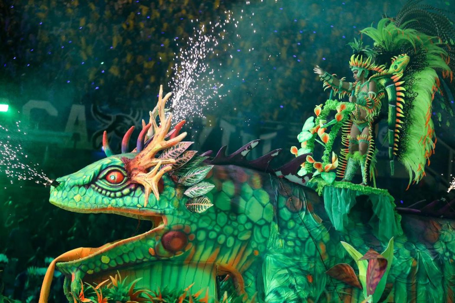 Lenda da cobra grande povoa o universo da Amazônia-MICHAEL DANTAS / AFP