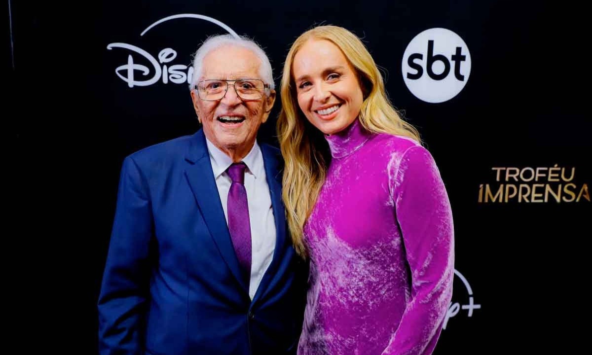 Antônio Carlos de Nóbrega, que comanda "A praça é nossa",  e Angélica, que ressaltou a importância de Silvio Santos como padrinho de sua estreia como apresentadora de programas de TV
