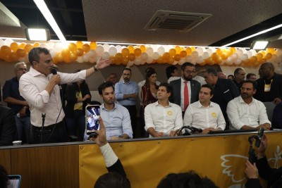 Congresso do PSB realizado na Assembleia Legislativa de Minas Gerais (ALMG) na última quarta-feira (30/4) -  (crédito: Marcos Vieira/EM/D.A. Press)