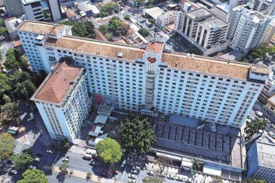 Com 1.200 leitos e 700 colaboradores, a Santa Casa de Belo Horizonte &eacute; respons&aacute;vel por 3,5 milh&otilde;es de atendimentos por ano -  (crédito: Leandro Couri/EM/D.A Press &ndash; 17/10/2024)