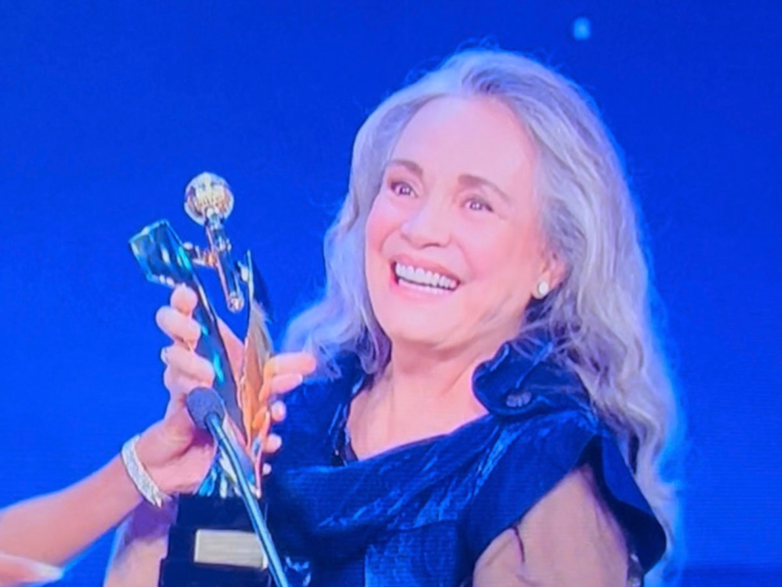 Regina Duarte teve seus 60 anos de carreira homenageados na festa do Troféu Imprensa-SBT/ Divulgação
