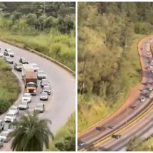 Volta para a casa tem trânsito intenso em rodovias da Grande BH - PRF / Reprodução