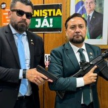 Deputado mineiro quer busca e apreensão de armas em gabinete de colega - Reprodução/Redes Sociais
