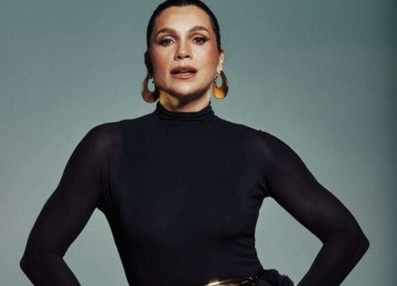 Flávia Alessandra brilha na festa de 60 anos da Globo e celebra nova fase na emissora -  (crédito: Tupi - Pablo Oliveira)