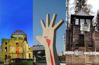 Você conhece ou já foi a um Memorial? Veja agora alguns dos principais memoriais espalhados pelo mundo! -  (crédito:  montagem sobre imagens de Wikimédia Commons e Instagram)