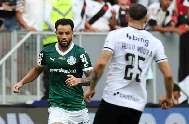 FELIPE ANDERSON - Exagerou em finalizações erradas de longe. Até que fez uma boa arrancada, mas perdeu a bola na sequência. NOTA 6,0. Foto: Cesar Greco/Palmeiras/by Canon