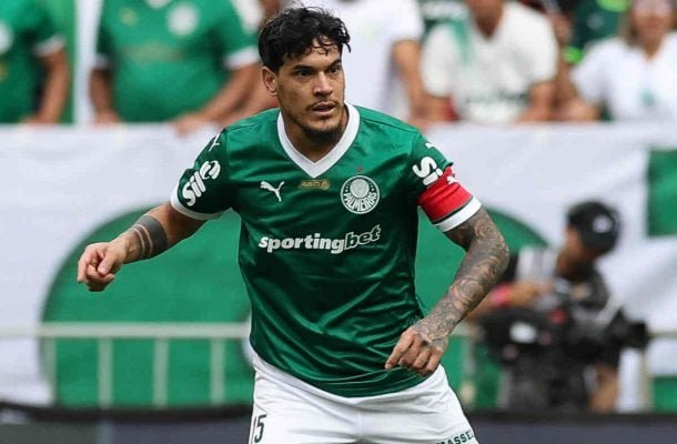 GUSTAVO GÓMEZ - Tirou praticamente todas no jogo aéreo. Cometeu falta perigosa em Adson, porém. NOTA 7,0. Foto: Cesar Greco/Palmeiras/by Canon