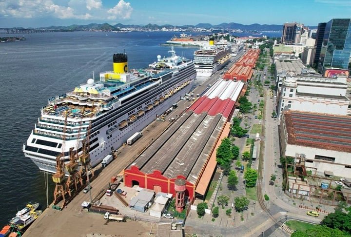 Na América Latina, o Brasil também foi premiado e venceu categorias como Melhor Terminal de Cruzeiros (Pier Mauá, no Rio - foto), Melhor Destino de Cruzeiro Fluvial e Melhor Agência de Viagens de Cruzeiros (R11 Travel).-divulgação