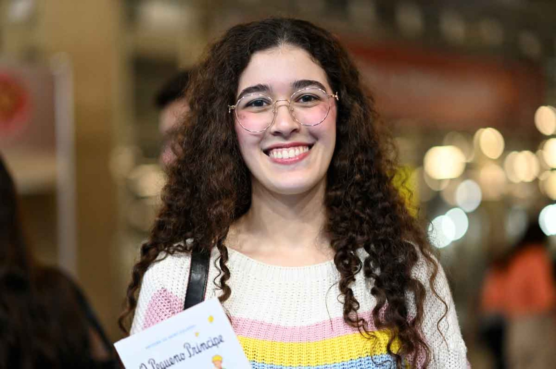 Júlia Gouveia, estudante de design, foi à Bienal no sábado e voltou no domingo (5/5) 