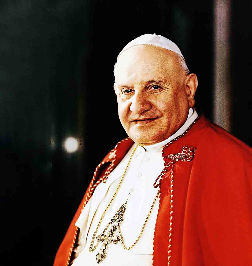 João XIII - Angelo Giuseppe Roncalli nasceu em Sotto il Monte, na província de Bérgamo, na Itália. Ele ocupou o trono de São Pedro por 4 anos e 218 dias - de 28 de outubro de 1958 a 3 de julho de 1963. 
- Domínio Público/Wikimédia Commons