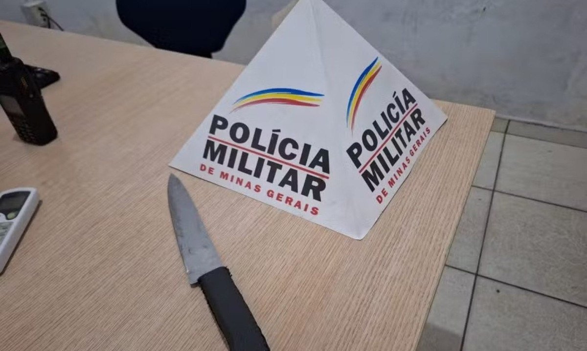 Mulher &eacute; morta a facada por funcion&aacute;rio do marido em Ipatinga -  (crédito: PMMG/Divulga&ccedil;&atilde;o)