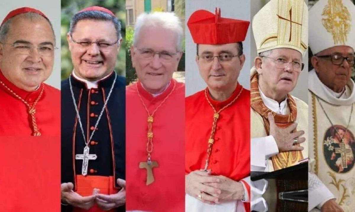 Saiba quem são os oito cardeais brasileiros que podem se tornar Papa -  (crédito: Tupi - Pablo Oliveira)