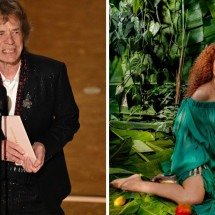 Mick Jagger vai a show de Vanessa da Mata e espera para tietar artista - AFP / Divulgação