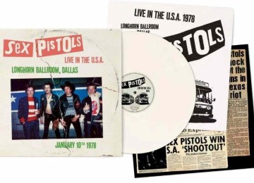 Sex Pistols: show histórico de 1978 nos EUA ganha edição em vinil branco -  (crédito: Universal Music)