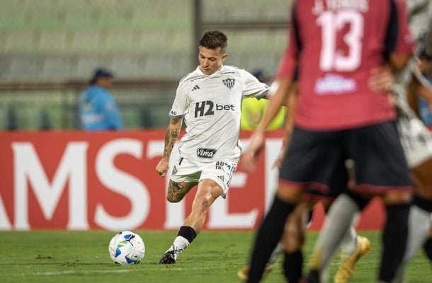 BERNARD - Entrou nos minutos finais e pouco conseguiu fazer na partida. Nota: 5 - Foto: Pedro Souza/Atlético-MG