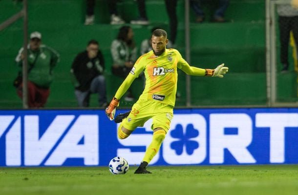 EVERSON - Apareceu com grandes defesas, principalmente na reta final de jogo, que garantiram a vitória alvinegra na Serra Gaúcha. Nota: 7,5 - Foto: Pedro Souza/Atlético-MG