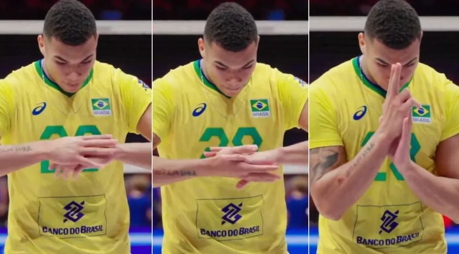 Em 2023 o jogador de vôlei Darlan Souza, de 21 anos, chamou atenção ao reproduzir com as mãos os "justu". Ele fazia isso a cada ponto marcado e antes de sacar no dia 1/10. O Brasil venceu a República Tcheca de virada no tie-break, por 3 sets a 2, em uma partida do Pré-Olímpico, no Rio de Janeiro.