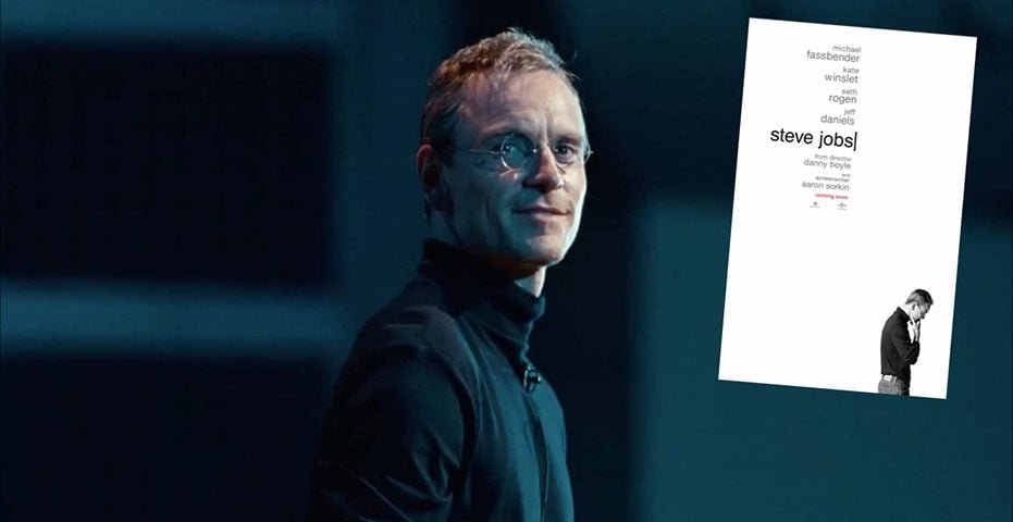 Outro filme, que foi produzido em 2015, teve o ator irlandês  Michael Fassbender no papel de Steve Jobs. Fassbender é famoso, principalmente, por interpretar Magneto na franquia X-Men.