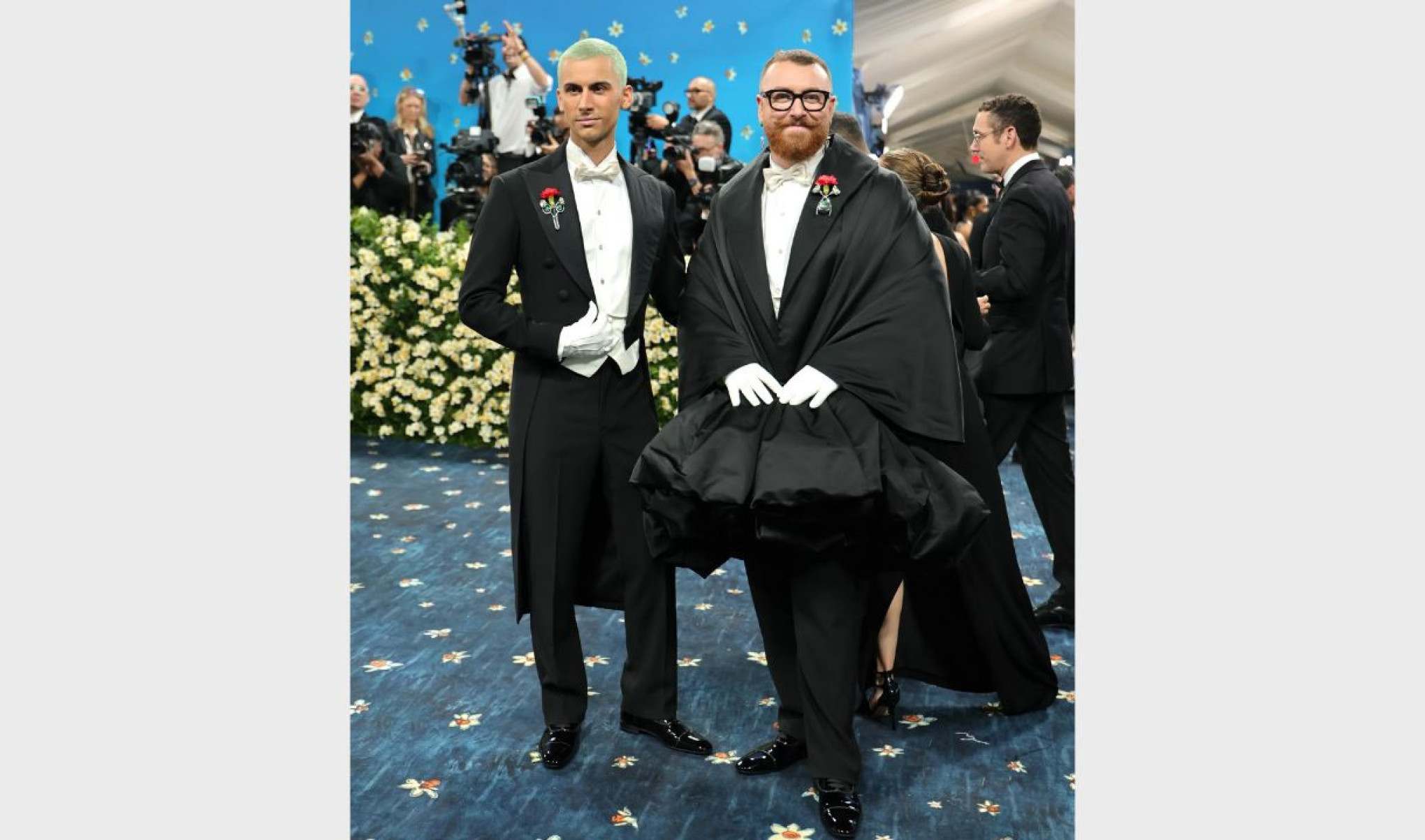 Christain Cowan e Sam Smith
-Getty Images / Vogue