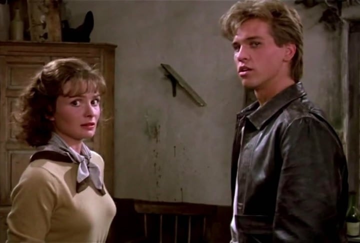 Seus primeiros papéis foram nos filmes "Top Secret!: Superconfidencial" (1984 - foto), uma comédia de espionagem, e "Academia de Gênios" (1985), sobre jovens gênios da tecnologia.