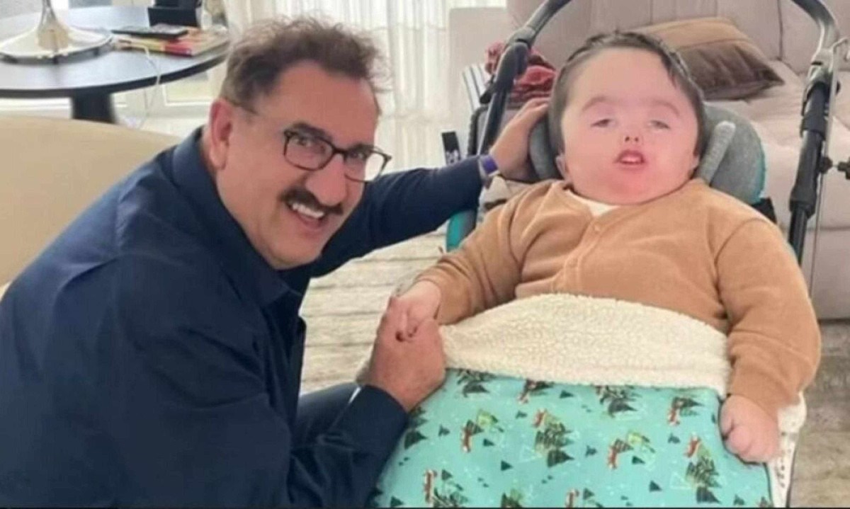 Ratinho homenageia neto Noah, que completa 7 anos com uma história de superação -  (crédito: Tupi - Pablo Oliveira)