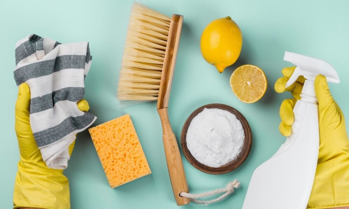Produtos de limpeza caseiros
