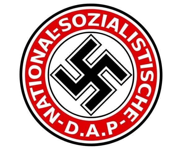 Ao adotar a suástica, o Partido Nazista causou uma das deturpações de significado mais gritantes da história, pois o símbolo passou a ser associado a práticas criminosas de crueldade e perversidade dos adeptos do regime de Hitler. 