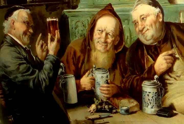 O monopólio da fabricação da cerveja até por volta do século XI continuou com os conventos, que desempenhavam relevante papel social e cultural, acolhendo os peregrinos de outras regiões. 