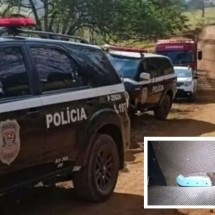 PCSP investiga duplo homicídio de mineiros em rancho de Igarapava -  (crédito: PMMG/PCMG/Divulgação)