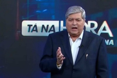 Datena encerra passagem pelo SBT com ibope abaixo do esperado -  (crédito: Tupi - Pablo Oliveira)