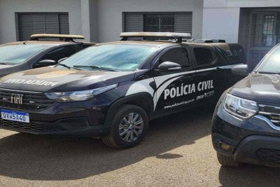 Depois de ser ouvido na Delegacia de São Gotardo, suspeito foi levado para um presídio  -  (crédito: PCMG)