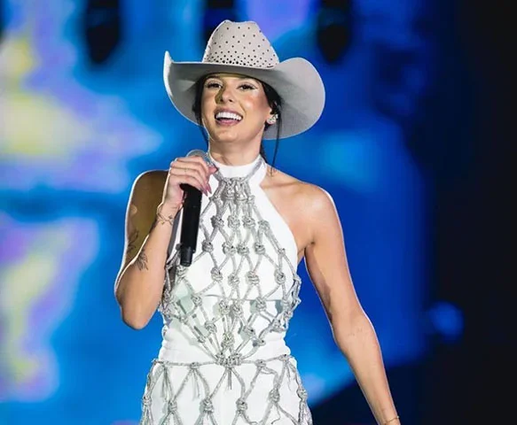 Ana Castela foi uma das artistas que participou da estreia do sertanejo no Rock in Rio em 2024, na comemoração dos 40 anos do festival.