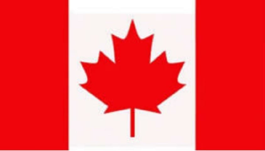 Para quem não lembra, aí está a bandeira do Canadá com o seu símbolo maior: uma folha de bordo. 