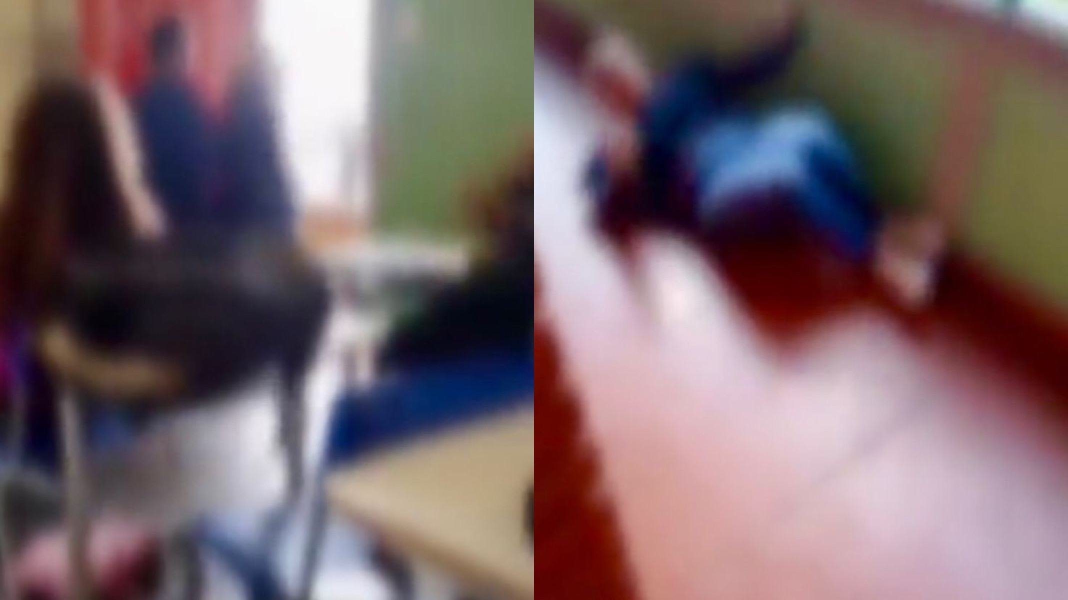 Professora é agredida por aluno na Pampulha -  (crédito: Redes sociais/Reprodução)