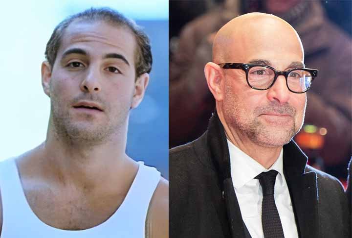 Stanley Tucci - Ator americano de 62 anos, recebeu o Oscar na categoria Melhor Ator Coadjuvante por seu desempenho no filme ‘O Olhar do Paraíso’ (2009). Ele ainda é reconhecido por suas interpretações em ‘O Diabo Veste Prada’ (2006), ‘O Terminal’ (2004), além de na saga ‘Jogos Vorazes’.