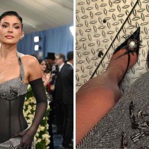 Kylie Jenner sofre com perrengue chique após Met Gala - ANGELA WEISS / AFP / Reprodução / Instagram