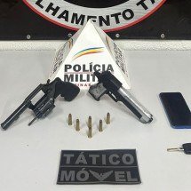 Betim: motorista é rendido com arma na cabeça por irmãos - PMMG/Divulgação