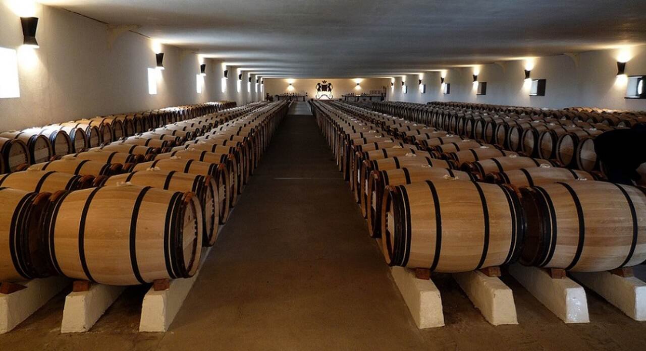 Chateau Mouton Rothschild (França) - Localizada em Bordeaux, é famosa por seus vinhos tintos de primeira classe, incluindo o Chateau Mouton Rothschild