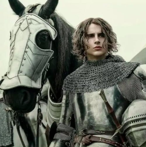 Em "O Rei" (2019), Chalamet se transformou no arrogante e impetuoso Príncipe Hal, futuro Henrique V da Inglaterra, demonstrando grande amplitude dramática.
