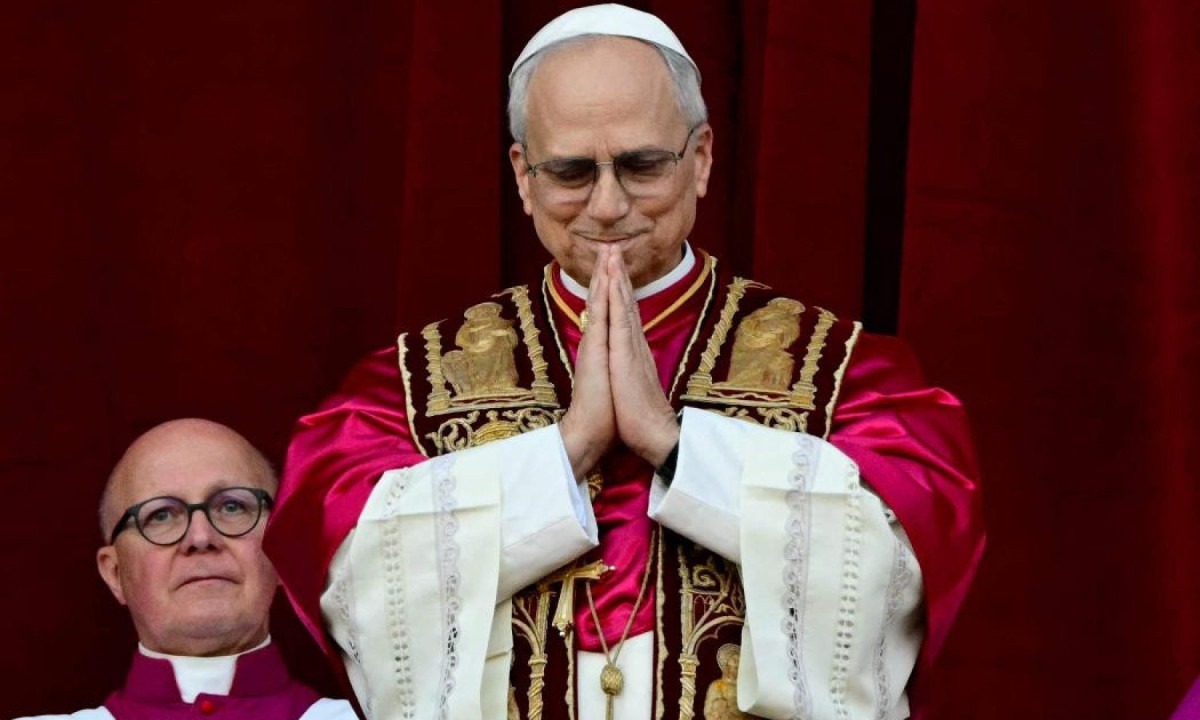 Robert Francis Prevost foi eleito o papa Leão 14 -  (crédito: TIZIANA FABI/AFP)
