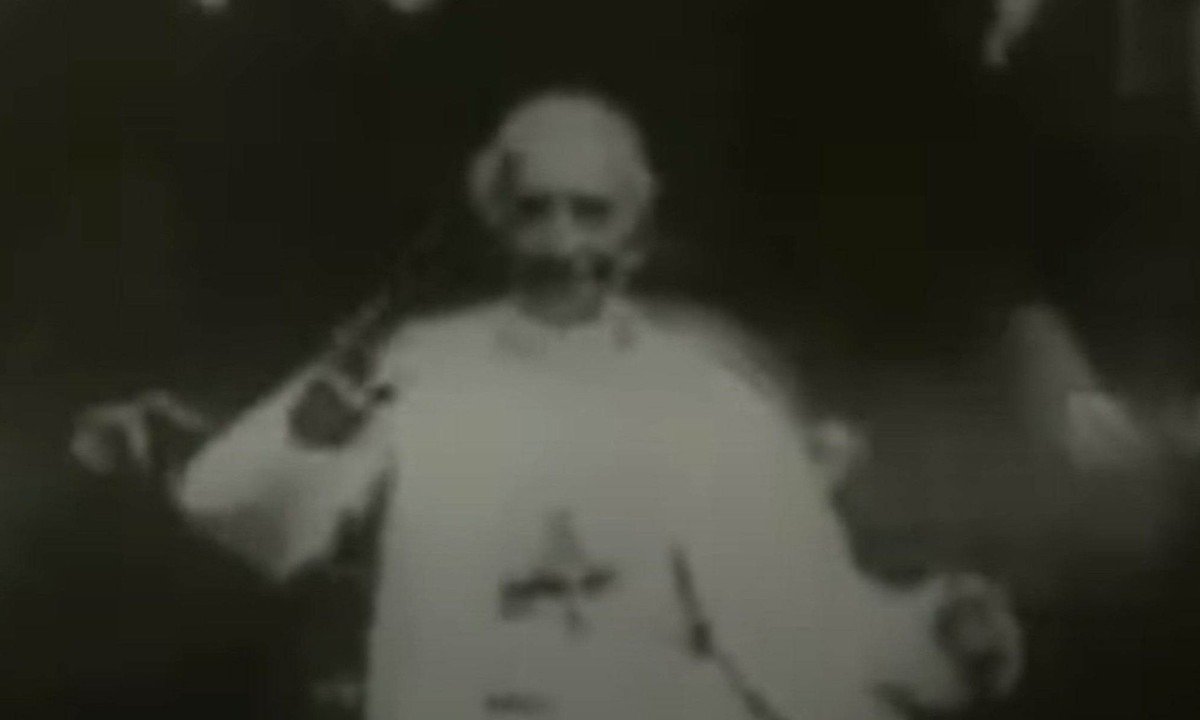 Papa Leão XIII foi o primeiro líder da Igreja Católica a ser filmado -  (crédito: Reprodução)