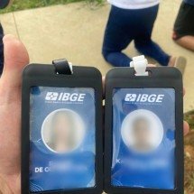Dupla é presa em MG por aplicar golpes em idosos vestindo uniforme do IBGE  - Reprodução/PMMG