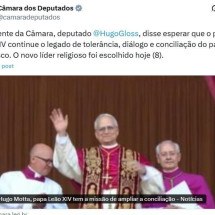 Perfil de Câmara se confunde e marca Hugo Gloss como presidente da Casa - Reprodução/Redes Sociais