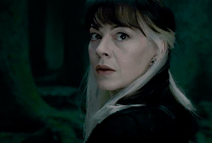 Helen McCrory - A atriz viveu Narcisa Malfoy, mãe de Draco, personagem que protege o filho ao longo da saga e que, em "Relíquias da Morte" (2010), ajuda a manter Harry vivo durante um embate com Voldemort.
