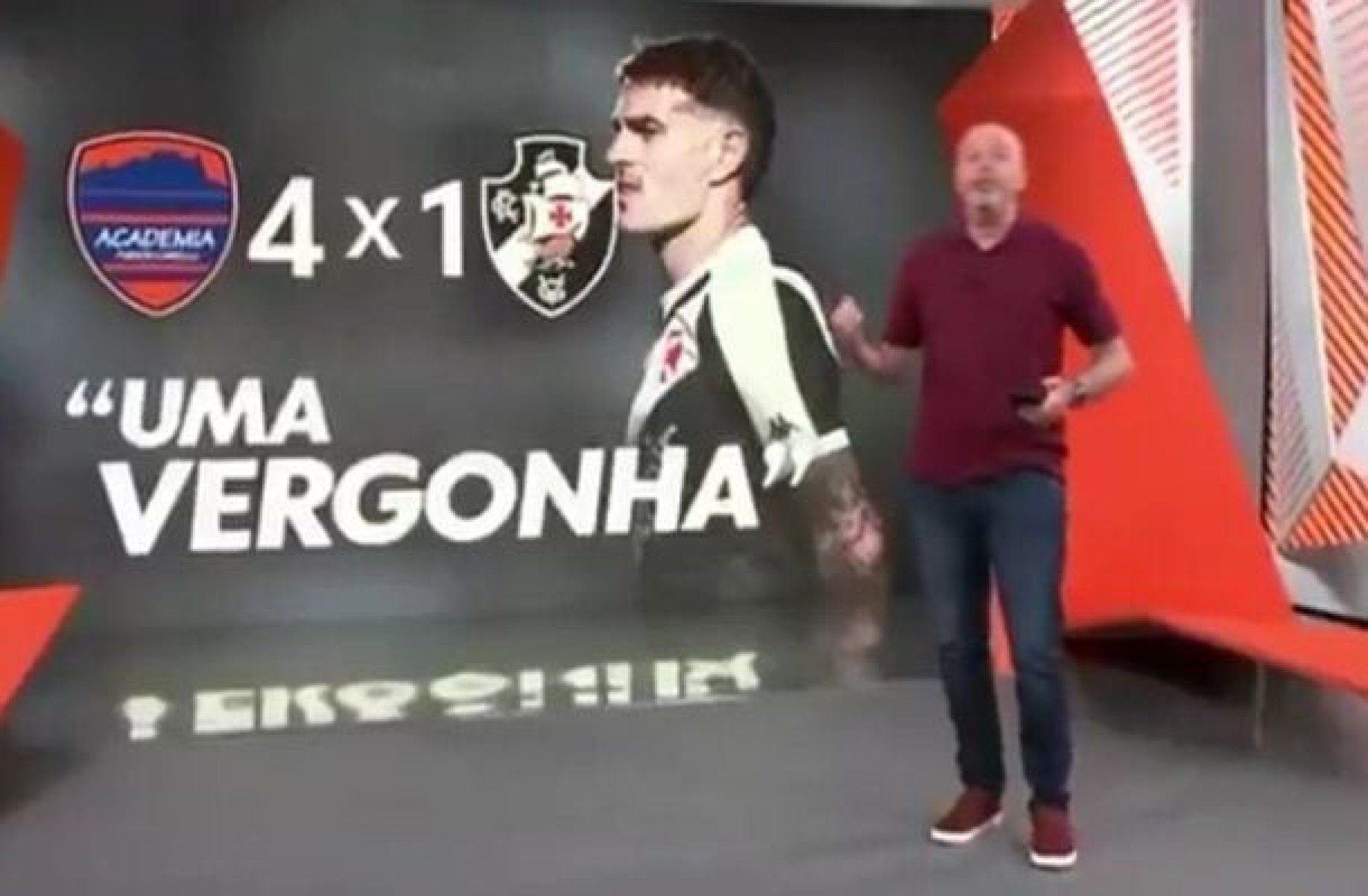 Plantão do anúncio do papa ‘salva’ Vasco e interrompe matéria sobre vexame